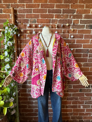 OOAK Autumn Collection - Upcycled Paul McCartney Inspired Boho Vintage Kantha Jacket