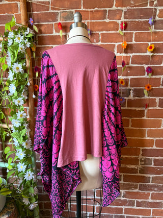 Size Small Billy Strings Inspired Cropped Poncho Top