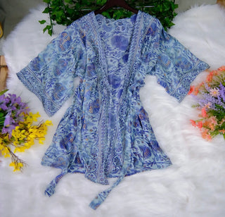 Garden Goddess Kimono - Fair Trade Made - Two Colors