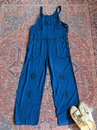 Meadow Stitch Stone Wash Overalls -Multiple Colors Available - Fair Trade Made