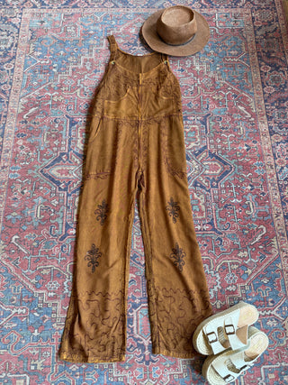 Meadow Stitch Stone Wash Overalls -Multiple Colors Available - Fair Trade Made