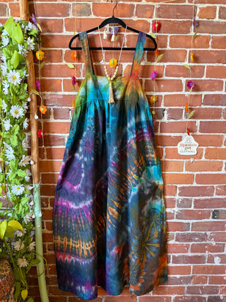 Sugar Magnolia Tie Dye Dress 100% Cotton