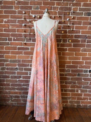 Delphia Recycled Sari Dress w/ Pockets