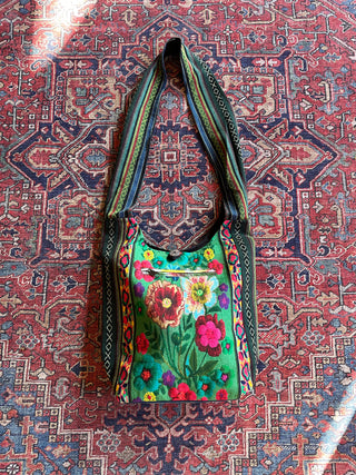 Eden Floral Printed Hobo Handbag