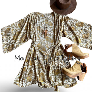 Garden Goddess Kimono - Fair Trade Made - Two Colors