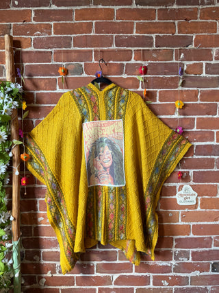 OOAK Summer Collection - Pearl Classic Rock Poncho Ruana Sweater