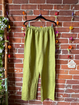 Canyon Breeze 100% Linen Straight Leg Pants - Multiple Colors- Made in Italy