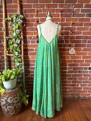 Delphia Recycled Sari Dress w/ Pockets