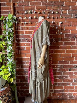 OOAK Autumn Collection - Upcycled Elora Kantha Robe Kimoono