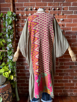 OOAK Autumn Collection - Upcycled Elora Kantha Robe Kimoono