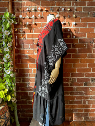 OOAK Autumn Collection - Upcycled Elora Kantha Robe Kimoono