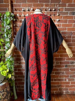 OOAK Autumn Collection - Upcycled Elora Kantha Robe Kimoono