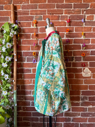 OOAK Summer Collection - Upcycled AC/DC Inspired Vintage Kantha Jacket