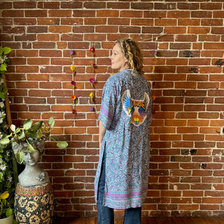 Upcycled Journey Inspired Duster Kimono