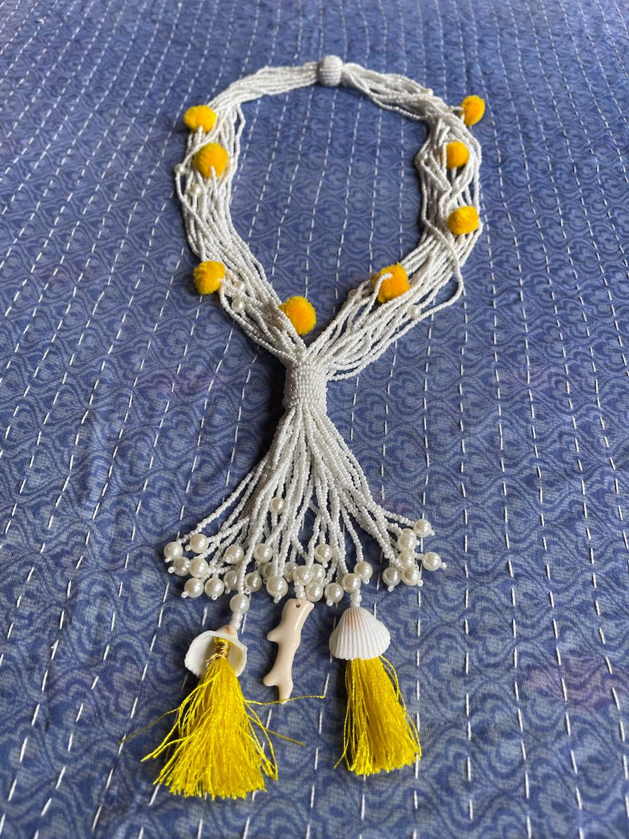 One Of A Kind Festival Boho Tassel Necklace 🦋 Item: 1312