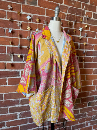 Virgo Kantha Swing Jacket