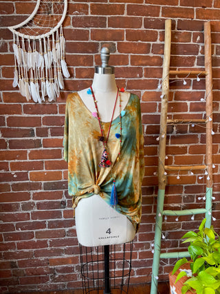 Callisto Tie Dye Free Flowing Tunic / Top