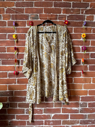 Garden Goddess Kimono - Fair Trade Made - Two Colors