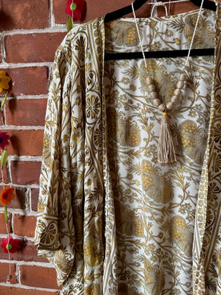 Garden Goddess Kimono - Fair Trade Made - Two Colors