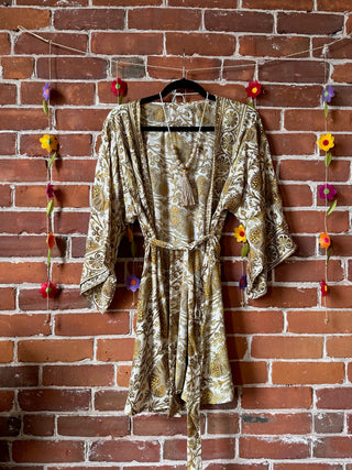 Garden Goddess Kimono - Fair Trade Made - Two Colors