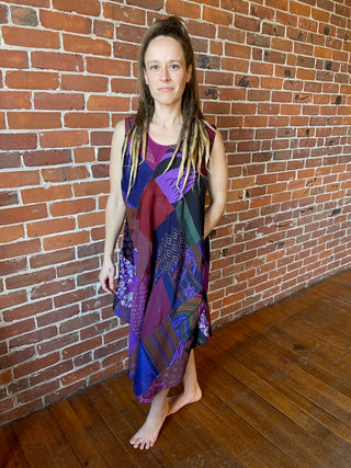 Cassidy Recycled Patchwork Festival Dress