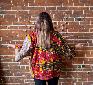 Virgo Kantha Swing Jacket