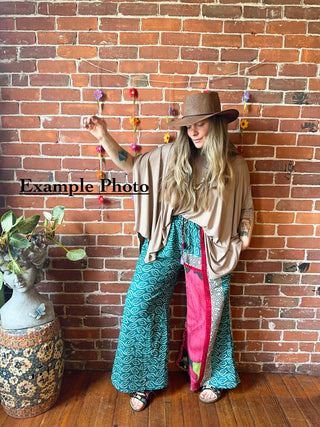 Genevieve Kantha Wide Leg Pants