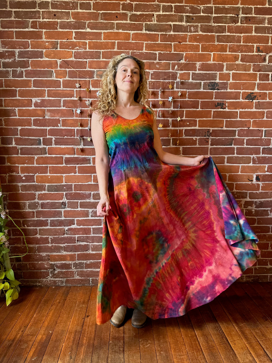 Size Small-Medium Opal Moon Recycled Silk Sari Cocoon Style Kimono Item: 1026