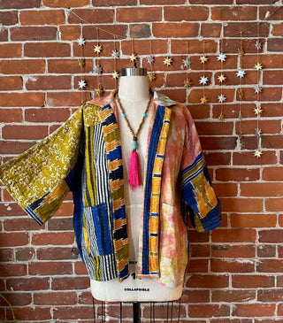 Grateful Dead Inspired Virgo Kantha Swing Jacket