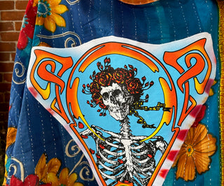 Grateful Dead Inspired Virgo Kantha Swing Jacket