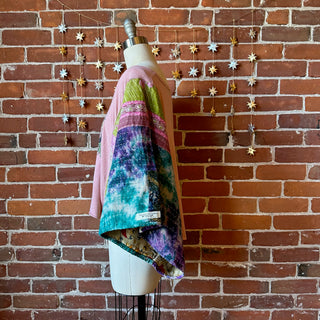 Upcycled Chris Stapleton Cropped Kantha Top