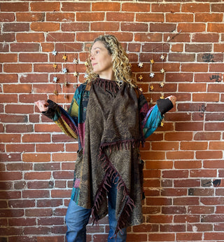 Juniper Patchwork Fringe Jacket