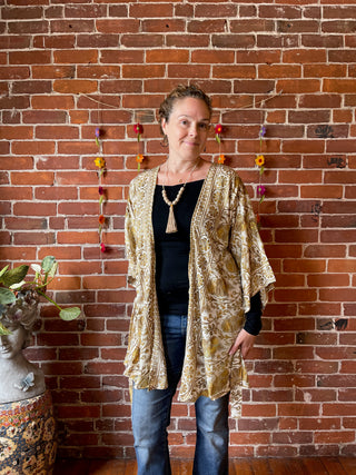 Garden Goddess Kimono - Fair Trade Made - Two Colors
