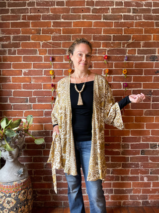 Garden Goddess Kimono - Fair Trade Made - Two Colors