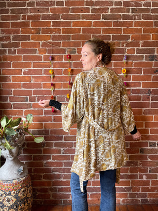 Garden Goddess Kimono - Fair Trade Made - Two Colors