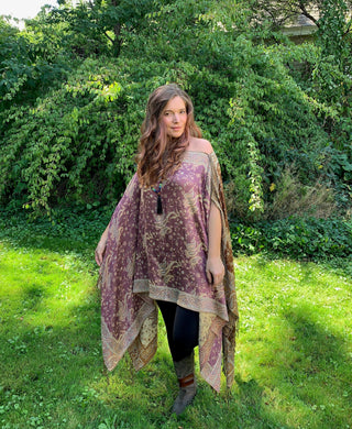 The Silver Springs Tunic -Earthy Brown / Mauve