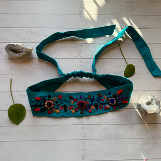 Embroidered Fair Trade Headband / Hat Band