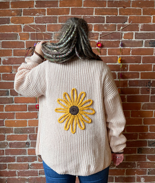 Sunflower 🌻 Bohemian Sweater Cardigan