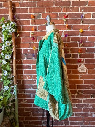 OOAK Summer Collection - Upcycled Grateful Dead inspired Vintage Kantha Jacket