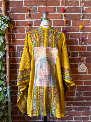 OOAK Summer Collection - Pearl Classic Rock Poncho Ruana Sweater