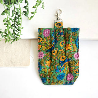 Mystery Recycled Kantha Clip-On Pouch