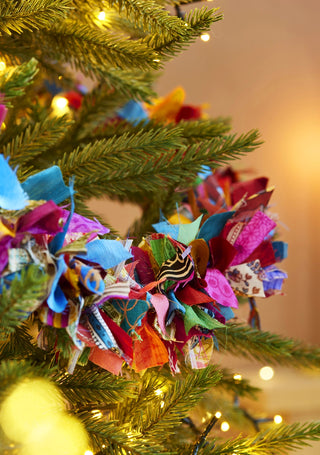 Recycled Sari Eco "Tinsel" Garland - Multicolored