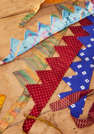 Mystery Boho Recycled Sari Party Hat Crown