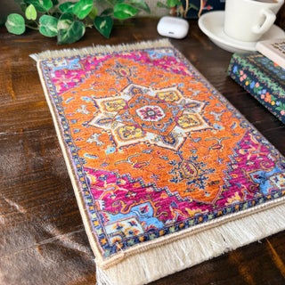 Mini Boho Turkish Rug - Home Decor - Fair Trade Made