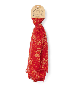 Recyced Sari Story Gift Wrap Scarf - Fair Trade Made