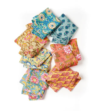 Hand Block Print Cotton Bandana Headband - Assorted Prints