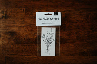 Handpicked Florals Tattoo - Small Business Made