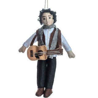 Bob Dylan Inspired Ornament - Fair Trade Made