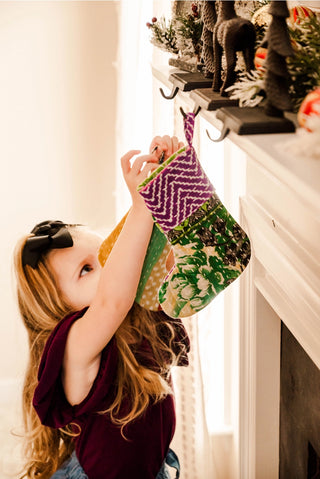 Mystery Mini Kantha Stocking