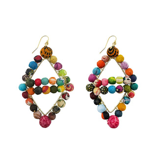 Kantha Trillium Earrings